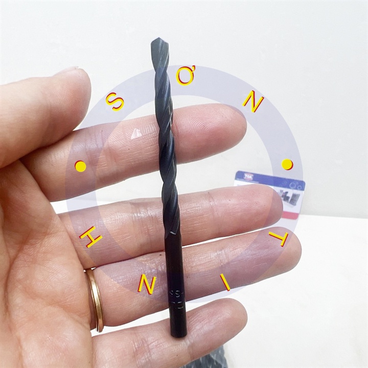 Mũi khoan sắt đen 5 mm HSS tolsen 75008 [ bán lẻ 1 cây]