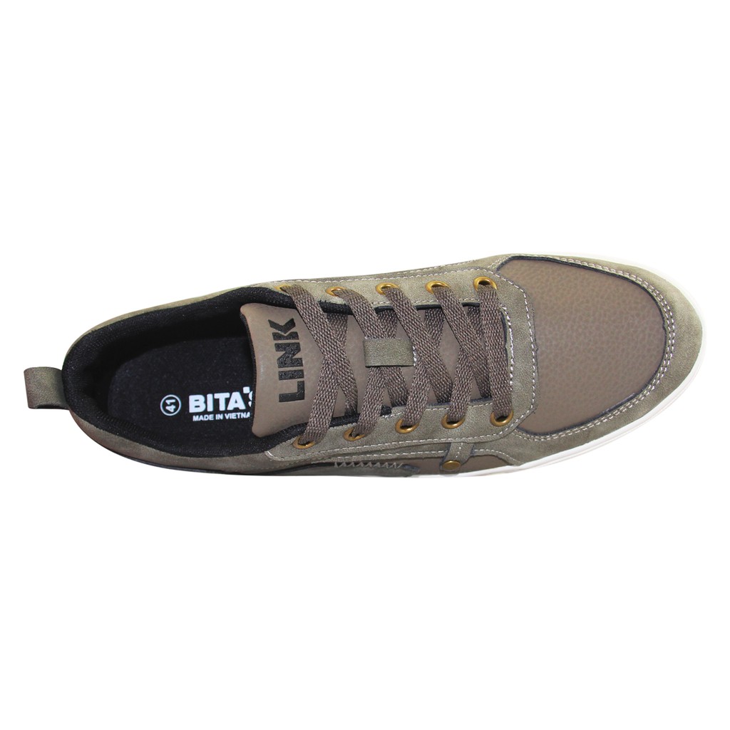 GIÀY THỂ THAO BATA NAM BITA'S - GCM.08 (ĐEN + RÊU) - BITAS SPORT SNEAKERS