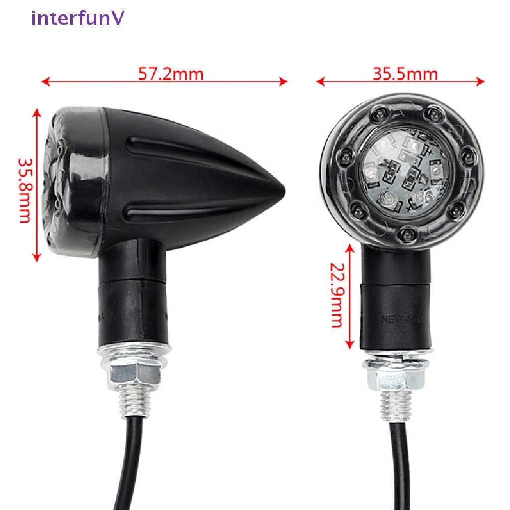 [InterfunV] Bóng Đèn LED Tín Hiệu Xi Nhan Màu Hổ Phách + Đỏ Dành Cho Xe Máy / Xe Đạp [Mới]