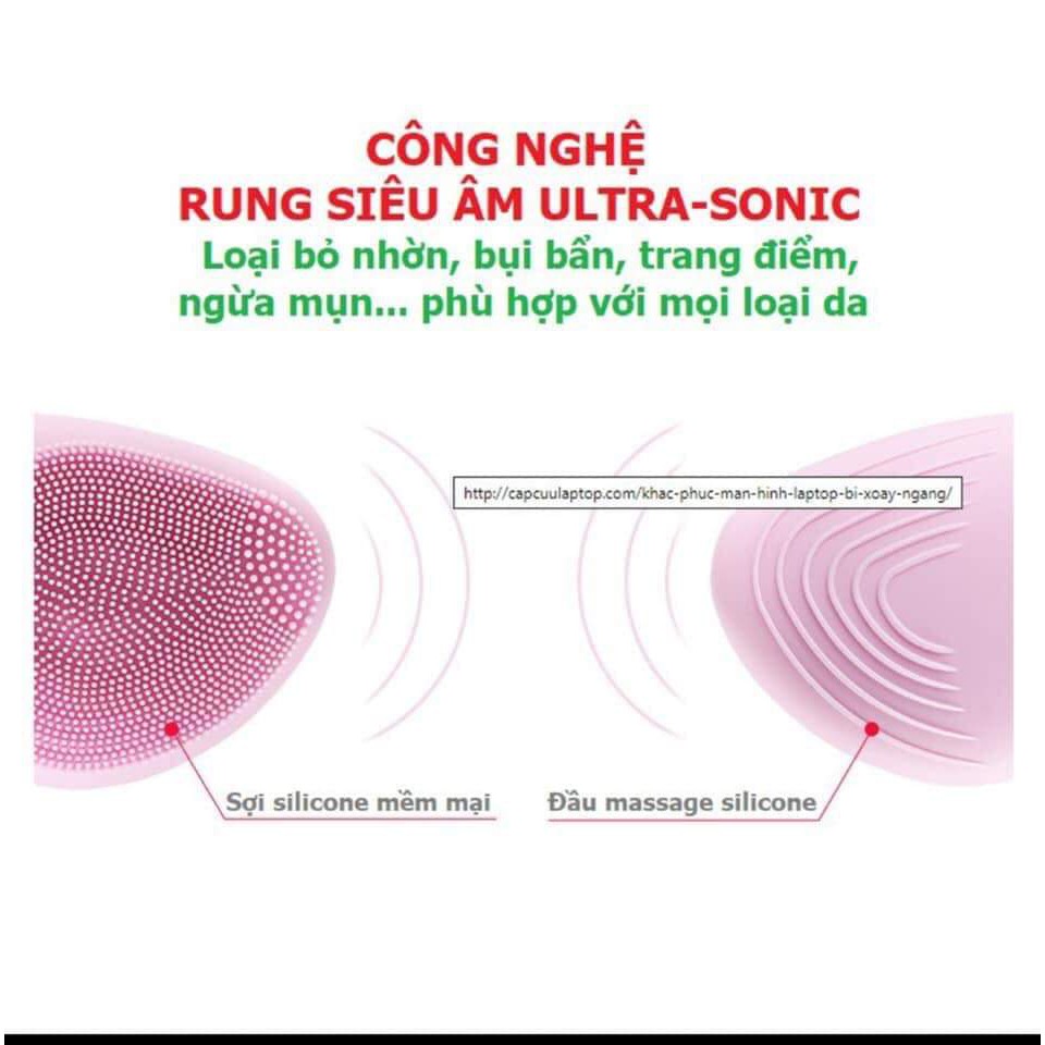 Máy rửa mặt LACO FACIAL BRUSH sạch sâu, massage nâng cơ êm dịu. Hàng Chính Hãng | BigBuy360 - bigbuy360.vn