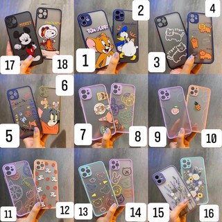 Ốp lưng hoạt hình cute màu Pastel bảo vệ cam Iphone 12 / 12 mini / 12 pro / 12 pro max