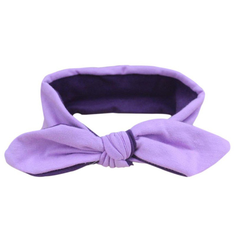 Băng buộc đầu có nơ dễ thương cho bé gái