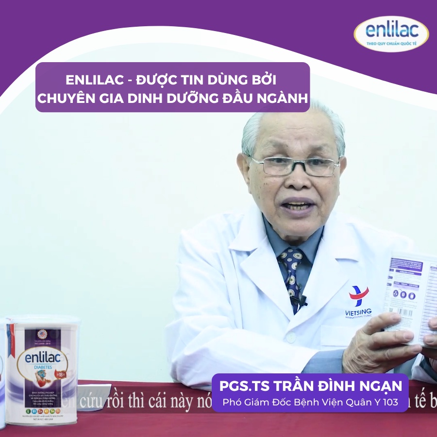 Sữa bột Enlilac Diabetes 400gr/900gr giúp ổn định đường huyết