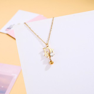 DÂY CHUYỀN TITAN CAO CẤP DIOR ĐÍNH ĐÁ SANG TRỌNG PINKPINKLOVE