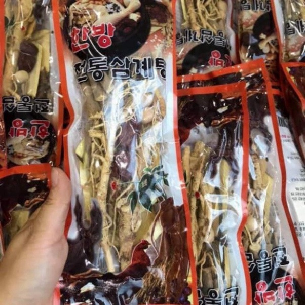 [HÀNG MỚI VỀ] Gia Vị Sâm Khô Hầm Gà Hàn Quốc Siêu Ngon 100g [ Hàng Mới Về ]
