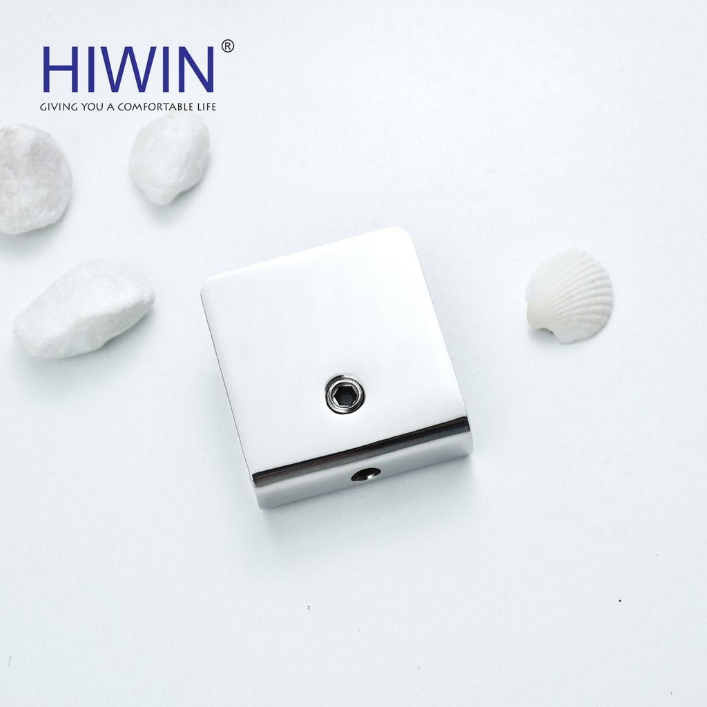 Kẹp chân kính vách kính nhà tắm Hiwin FC-085A mặt gương không khoét lỗ