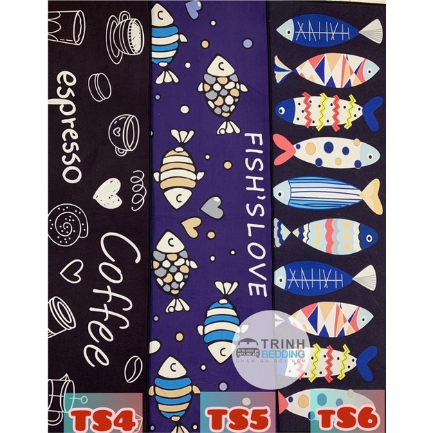 THẢM HOẠ TIẾT 40x120cm dày chống trượt