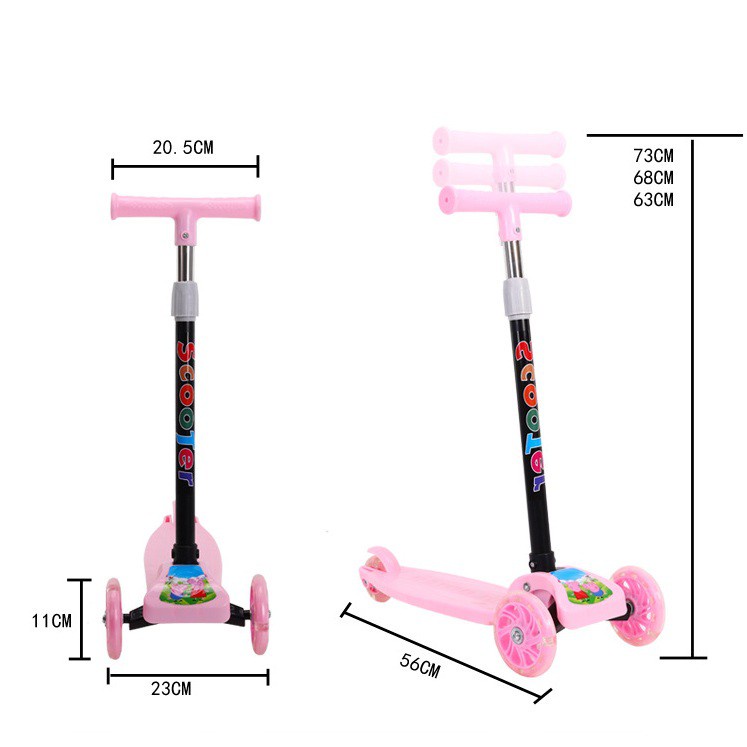 Xe trượt Scooter 3 bánh bánh xe có đèn led phát sáng cho bé yêu tốt nhất