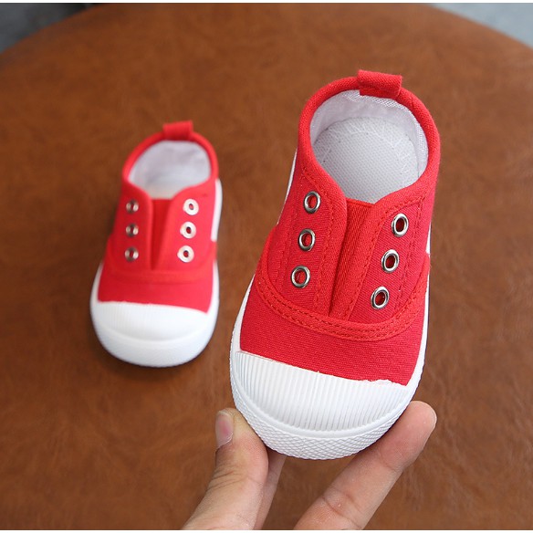 Giày vải không dây mềm cho bé trai và bé gái [G03]