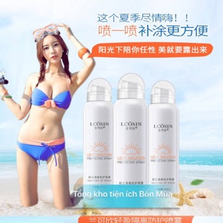 Xịt chống nắng lcosin spf50+