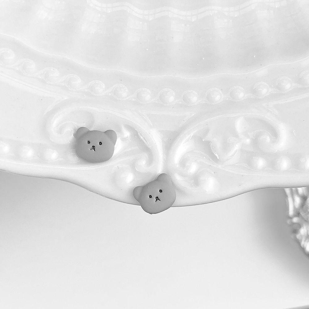 Phụ Kiện Trang Trí Móng Tay Họa Tiết Gấu Hoạt Hình Màu Cầu Vồng Dễ Thương DIY