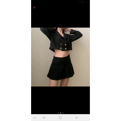 Áo blazer croptop errorist new (tingoan kido libe