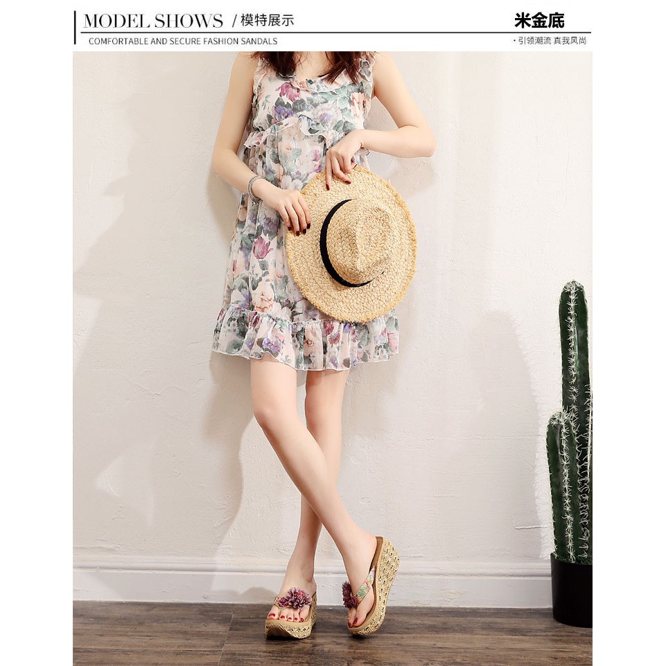 ORDER dép xỏ ngón cao 7cm size từ 35 đến 39 HI039