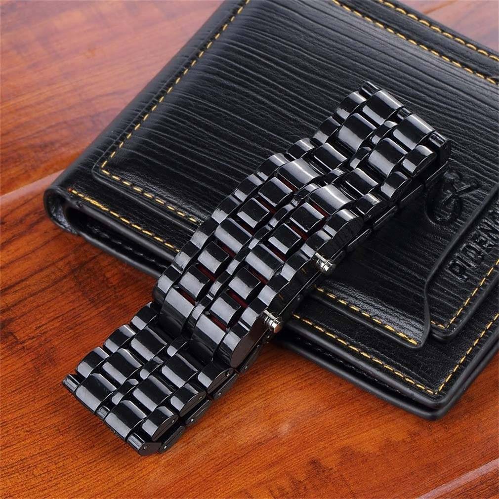 LED Digital Samurai Lava Wrist Watch Plastic Sports Style Mens Womens Unisex