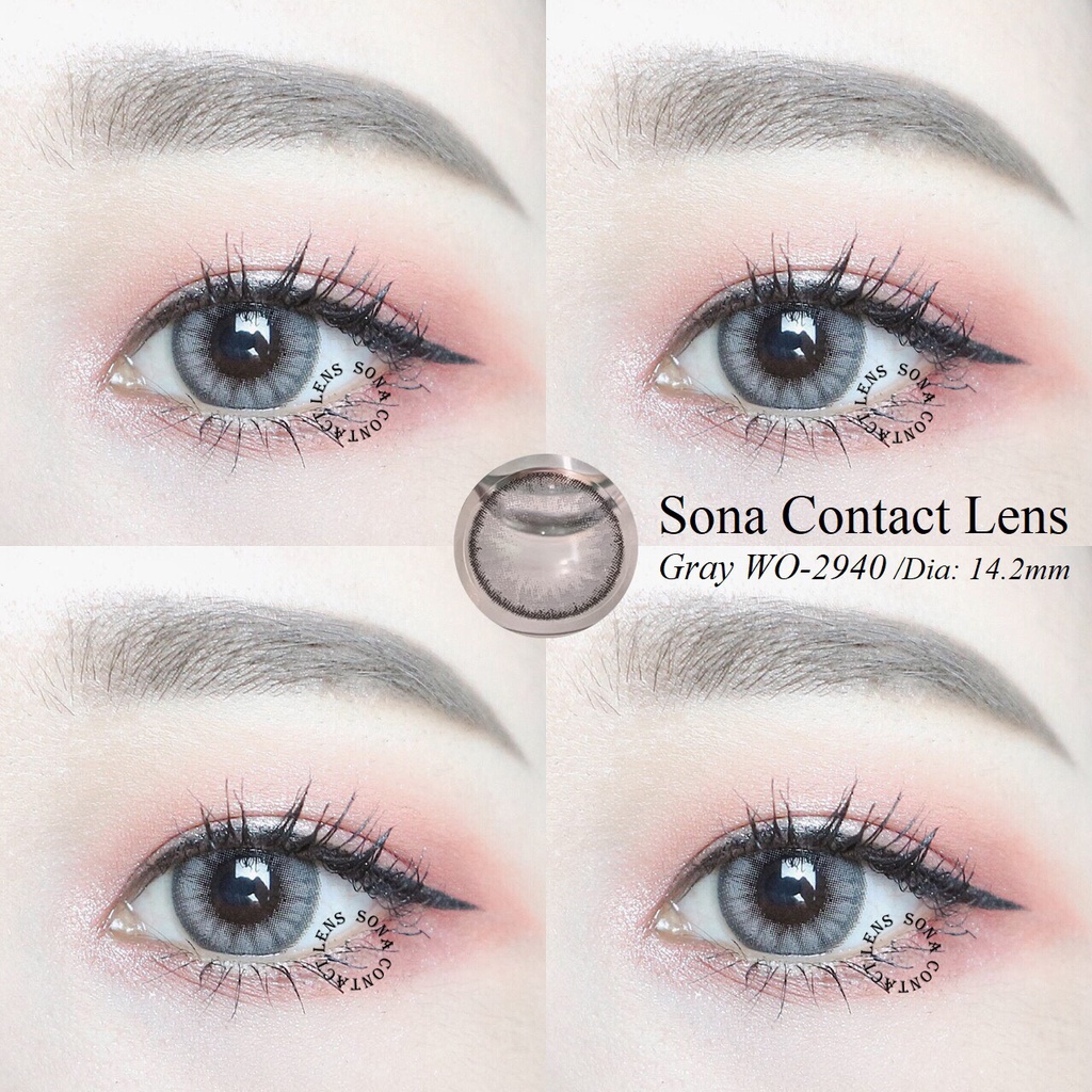 Lens Gray WO-2940 (kính áp tròng Sona Hàn Quốc)