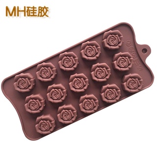 Khuôn silicon 15 viên _ Hoa Hồng