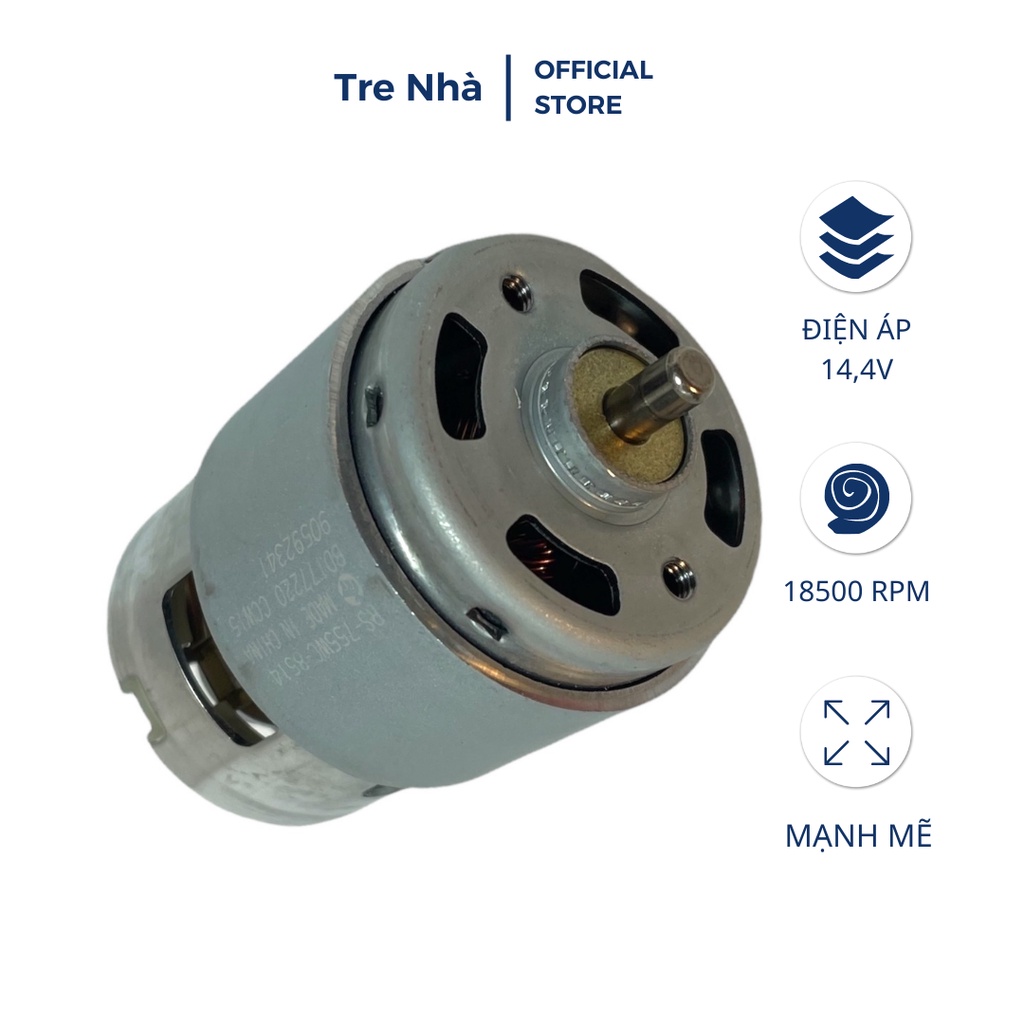 Động cơ Wanbaozhi 755 động cơ mô-men xoắn cực đại công suất cao tốc độ cao 8.8KG