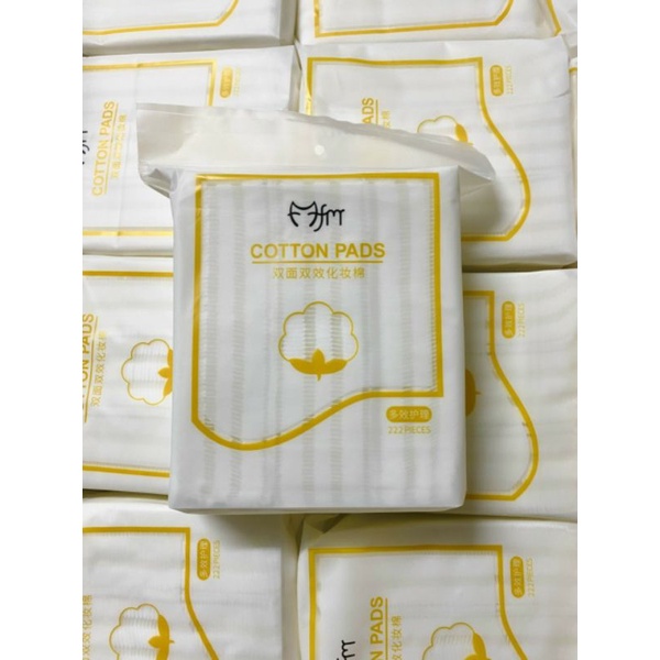 Bông Tẩy Trang Cotton 222 Miếng Dai, Mềm