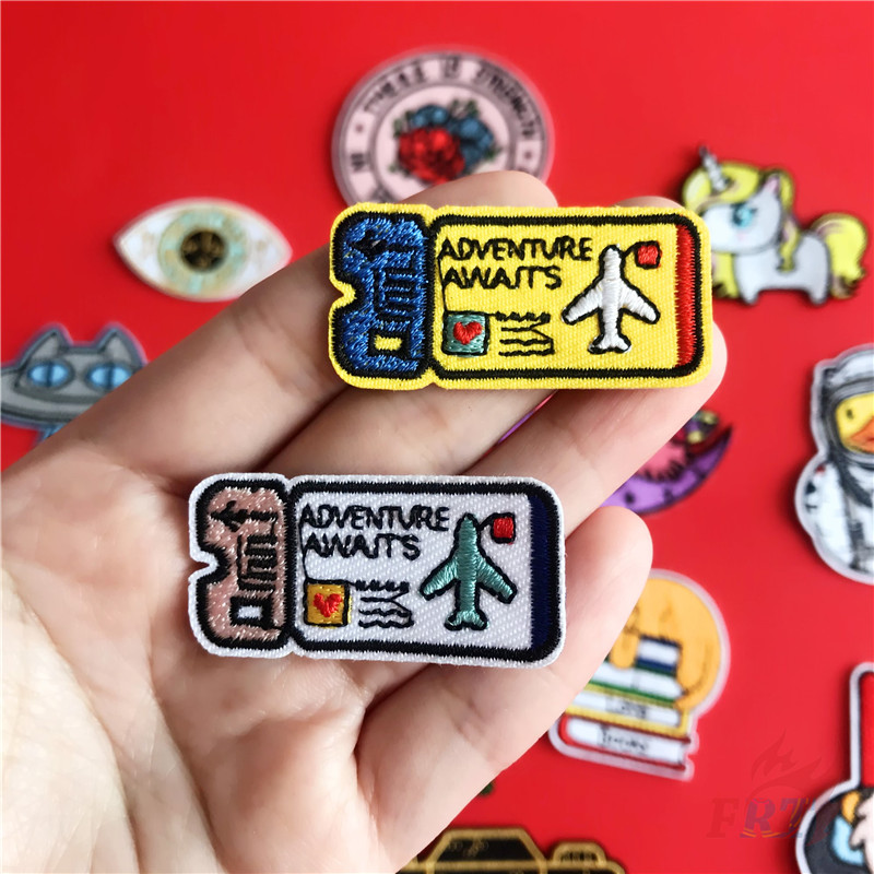 1 miếng vá phong cách ngựa một sừng/hoa/ cầu vồng xinh xắn trang trí quần áo