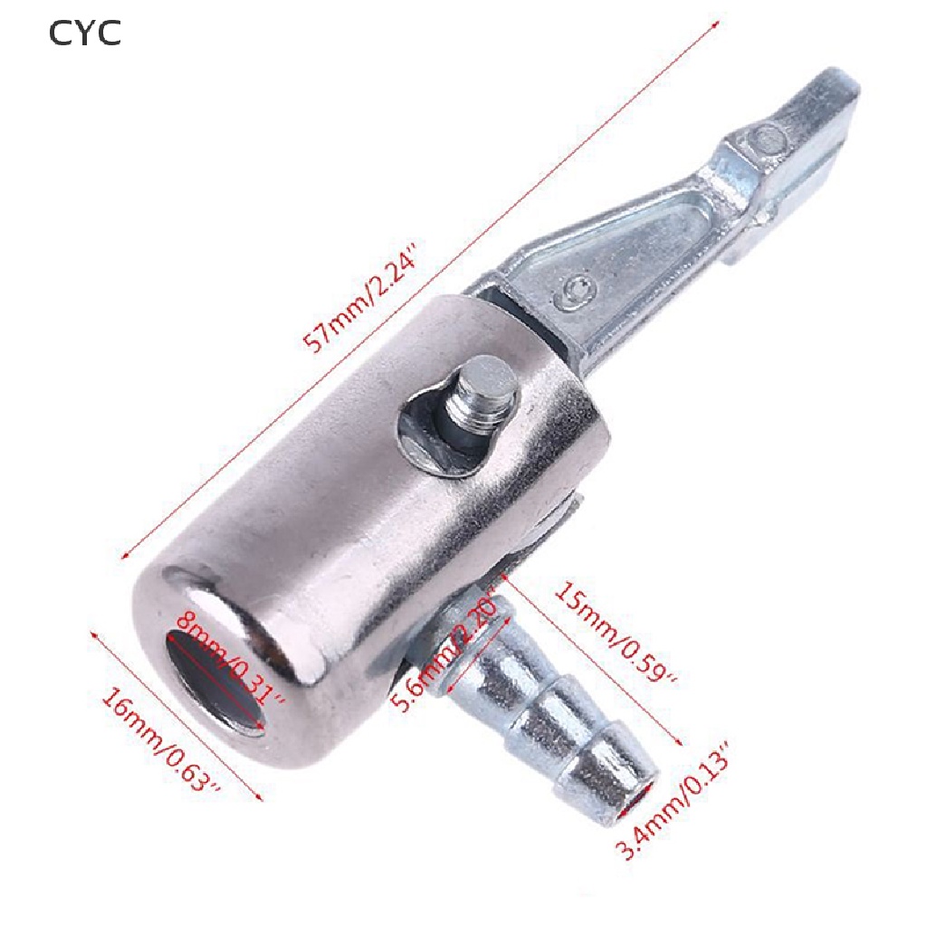 CYC Inflator Nozzle Air Pump Repair Parts Zinc Alloy Mouth Bicycle Electric Car CY