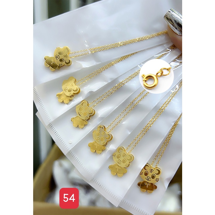 Dây chuyền nữ titan tuổi dần khóa tròn cá tính siêu đẹp, bền màu