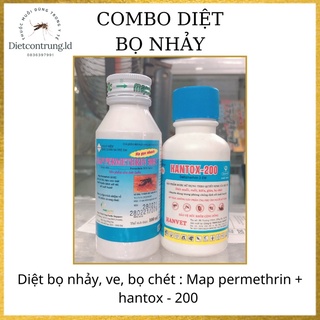 Bộ đôi sản phẩm diệt bọ : map permethrin 100ml + hantox 100ml