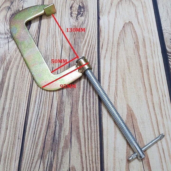COMBO 4 CẢO VAM CHỮ C 5 INCH KẸP MAX 130MM