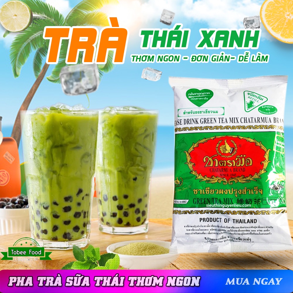 TRÀ THÁI XANH (200g) - PHA TRÀ SỮA THÁI XANH - THANH MÁT