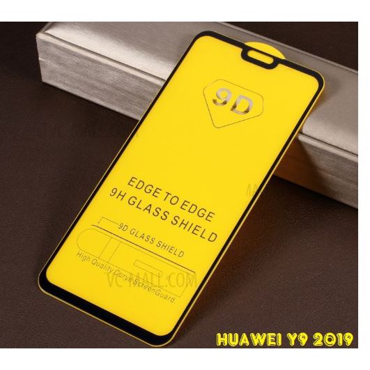 Kính Cường Lực 9D Huawei Y9 2019 Cao Cấp Full Màn Hình