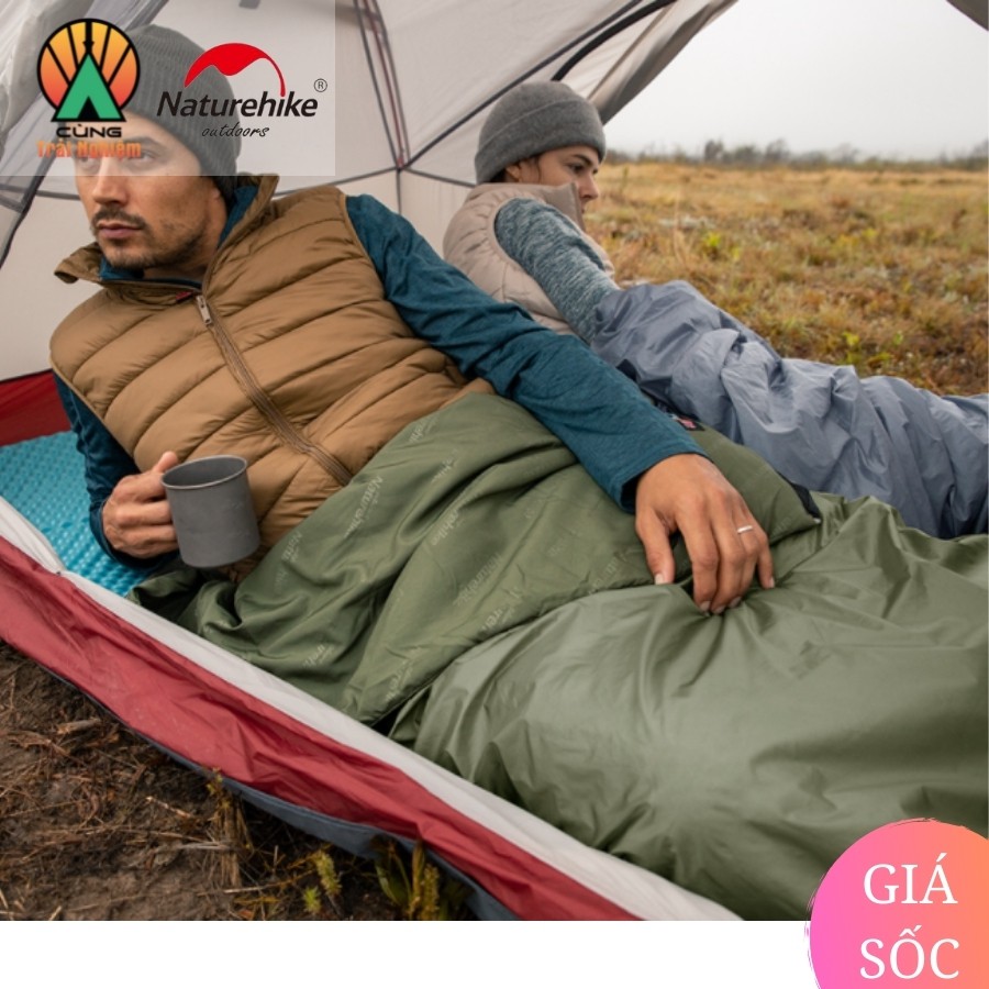 Túi Ngủ Gấp Gọn Nhẹ Mềm Mại Naturehike NH21MSD09 Dành Cho Du Lịch Dã Ngoại Văn Phòng
