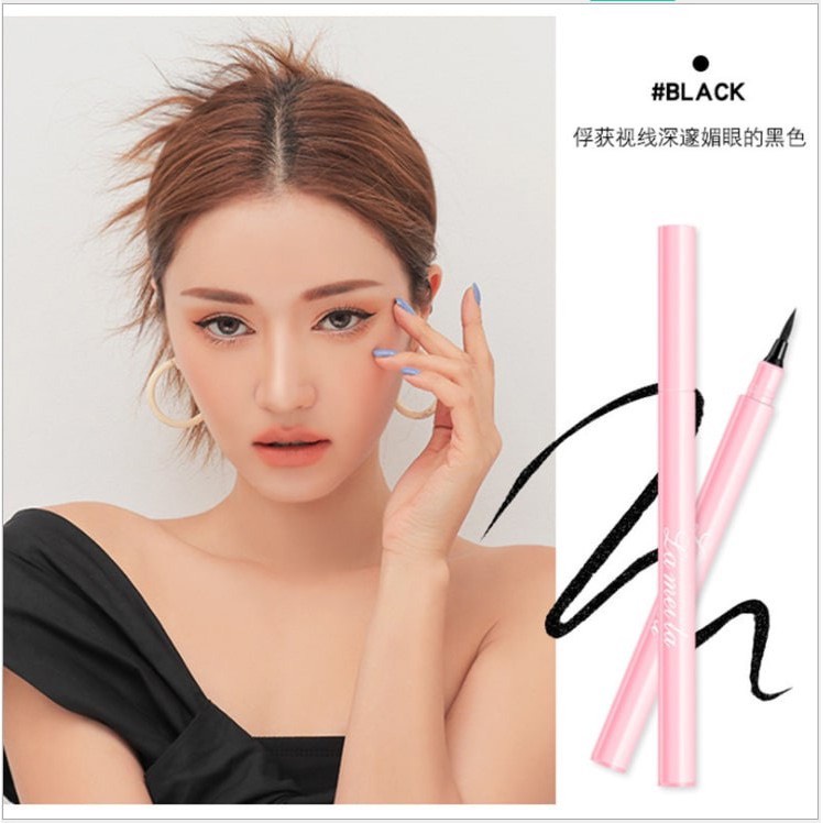 Bút kẻ mắt nước vỏ hồng Lameila hàng nội địa, kẻ mắt sắc nét lâu trôi