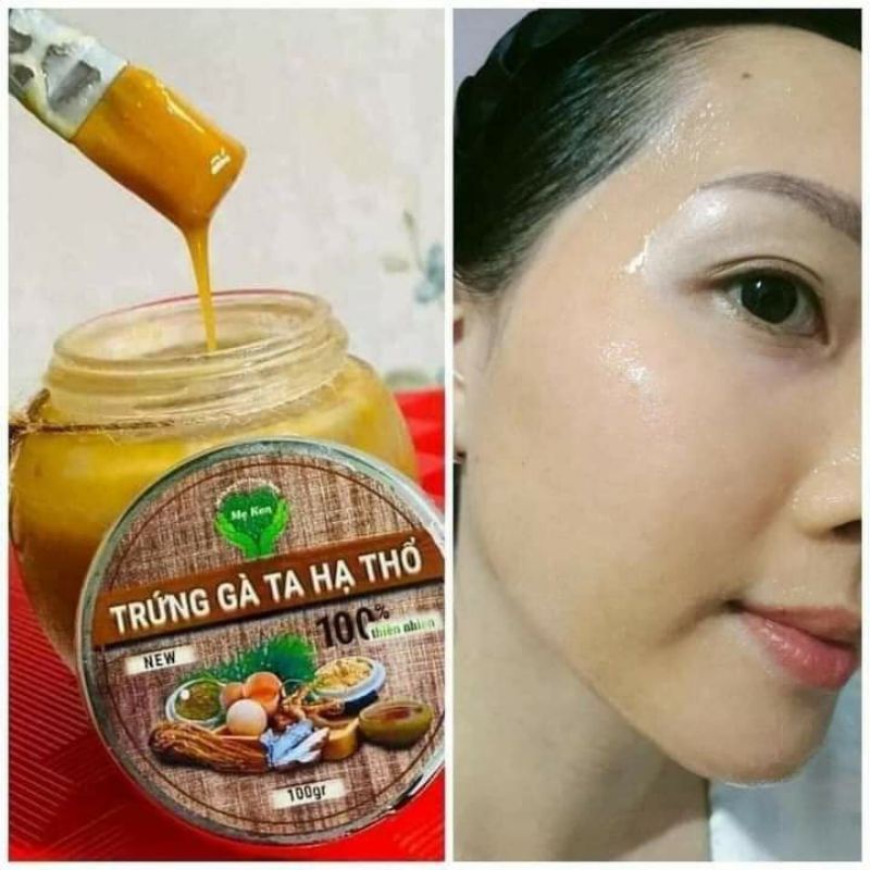 Trứng gà ta hạ thổ thuốc bắc Mẹ Ken - Dùng đắp nạ hoặc xông hơ làm đẹp sau sinh hoặc uống bổ máu lợi sữa