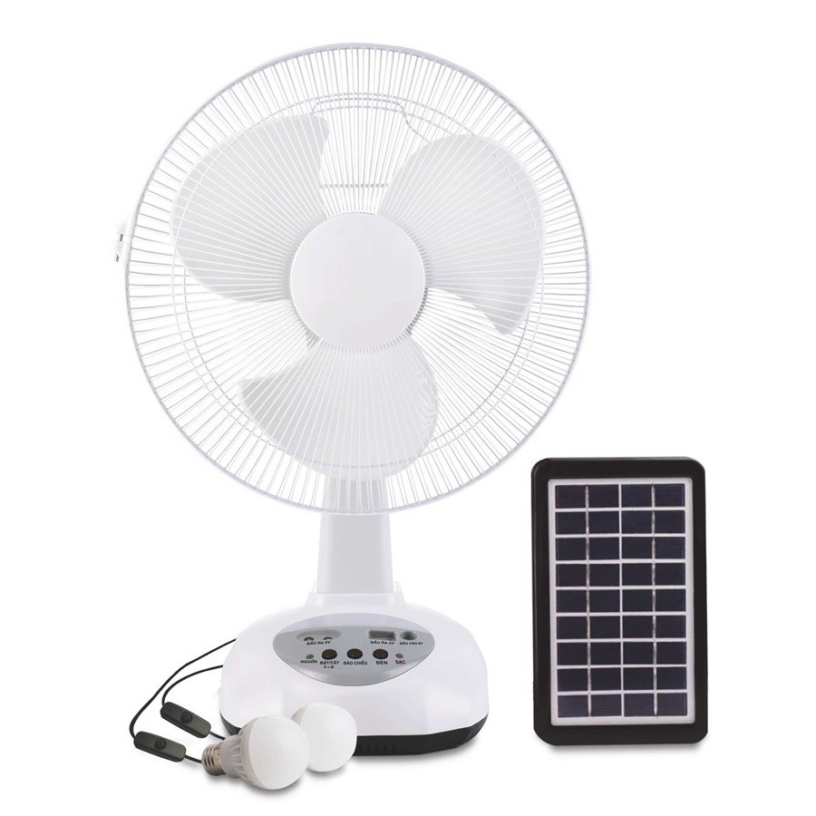Quạt sạc tích điện Recharaeable Fan quạt sạc tích điện năng lượng mặt trời đa năng
