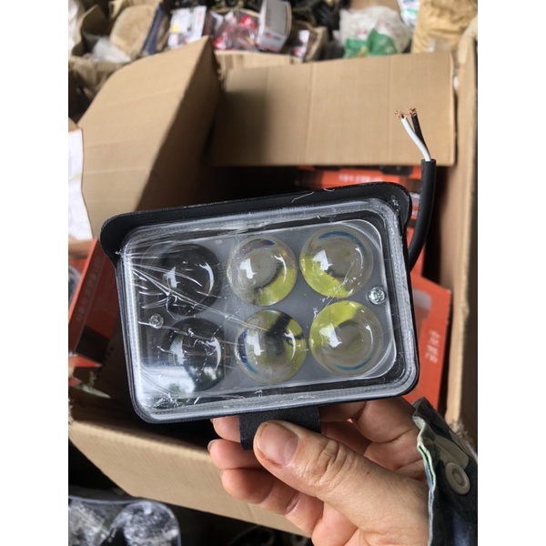 đèn led  (12 v-24v ,4 mắt cầu lồi )✏️✏️✏️