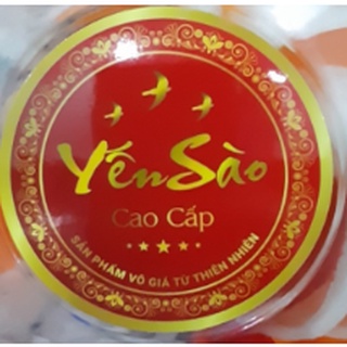 Tem giấy tròn dán hộp yến sào size 8.5 (10 tem)