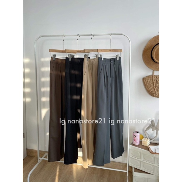 Quần ống suông nhiều màu Nana21 Nana21store
