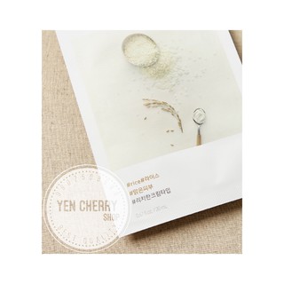 Mặt Nạ Giấy Innisfree tinh chất Gạo