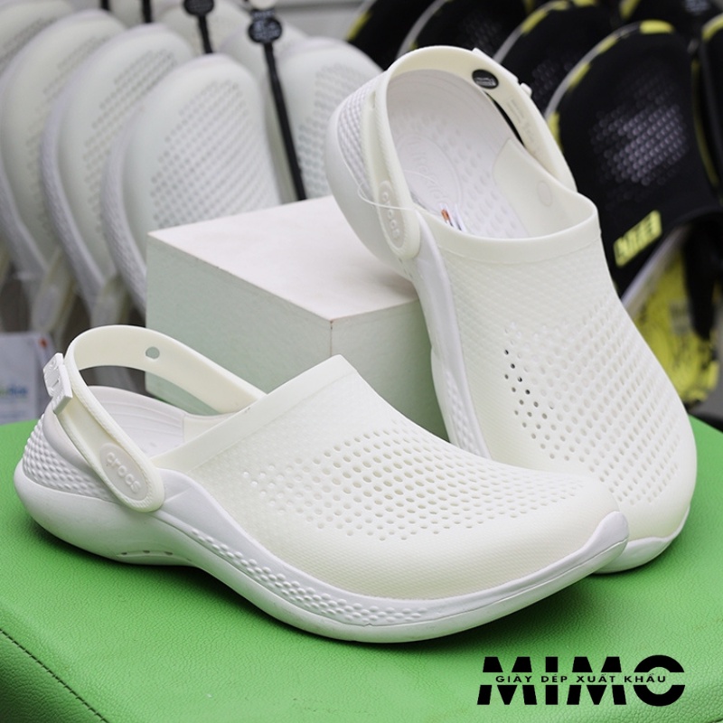 Dép Sục Nam Nữ Literide Gắn Chữ Trắng Full Cực Êm Mềm Nhẹ, Bền Đẹp, Full Box Xịn Xò