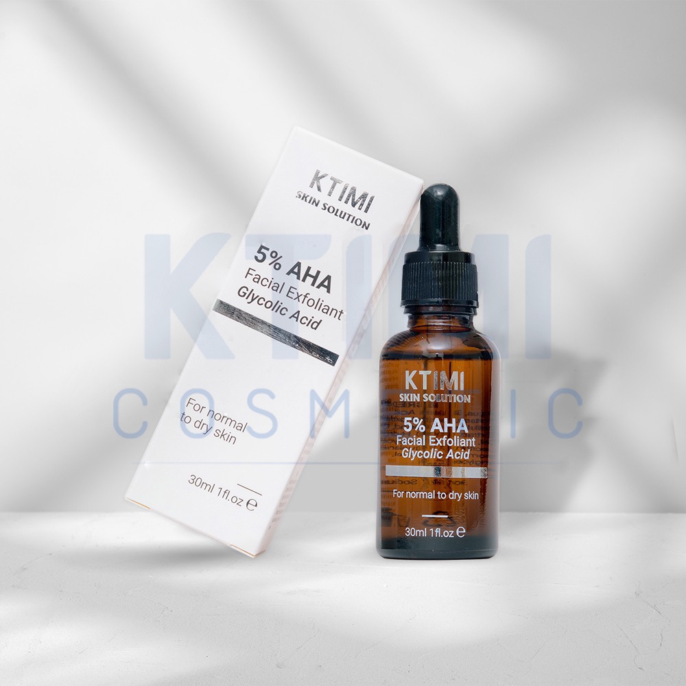 KTIMI - TẨY TẾ BÀO CHẾT 5% AHA Facial Exfoliant Glycolic Acid