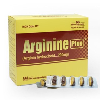 Viên uống bổ gan,giải độc gan, bảo vệ tế bào gan  Arginine Plus 60 viên- Hàng chính hãng