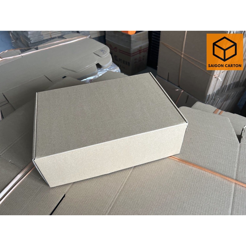50 Hộp carton 30x20x10 nắp gài, nắp cài