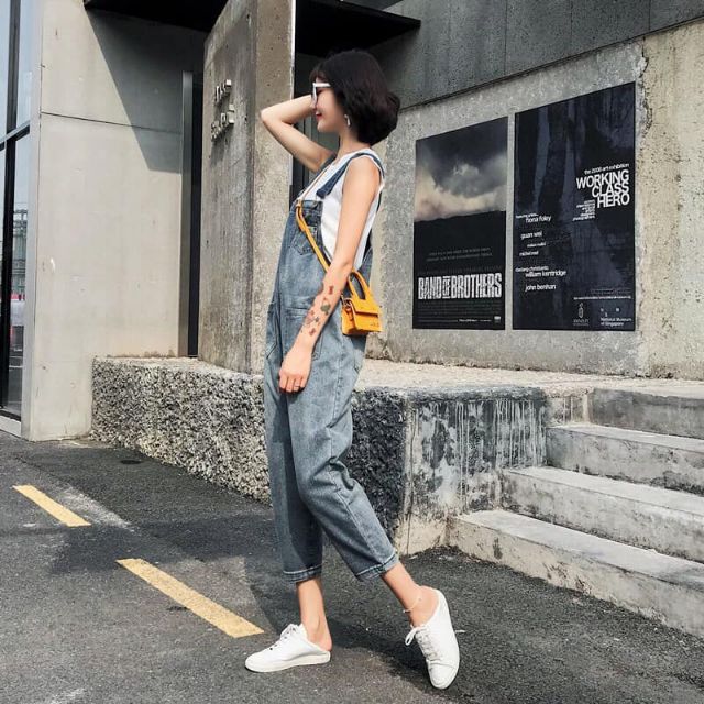 Yếm jean basic. | BigBuy360 - bigbuy360.vn