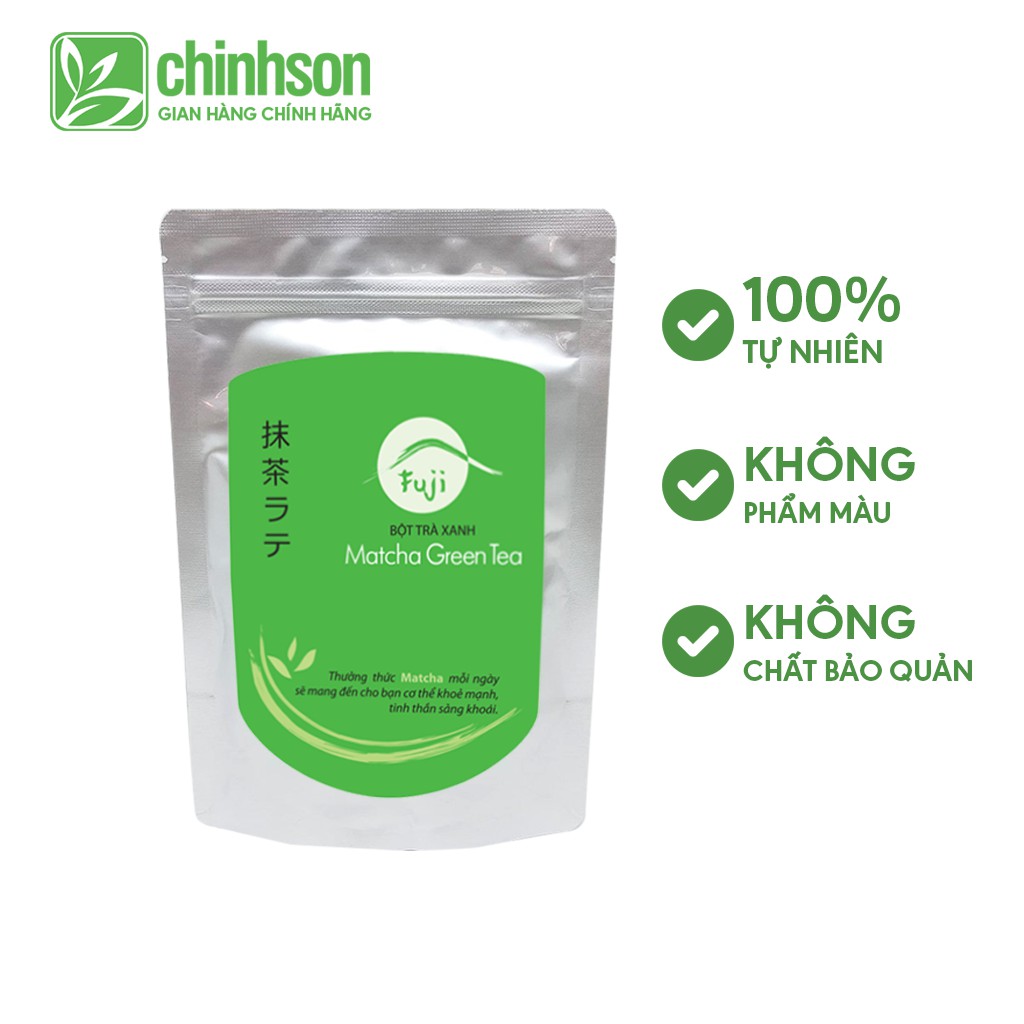 Bột trà xanh Fuji Matcha Green Tea 200g - Hàng chính hãng, 100% tự nhiên