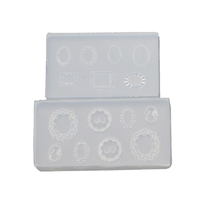 [Hàng mới về] Set 2 khuôn silicon 3d tạo hình trang trí móng tay nghệ thuật chuyên nghiệp
