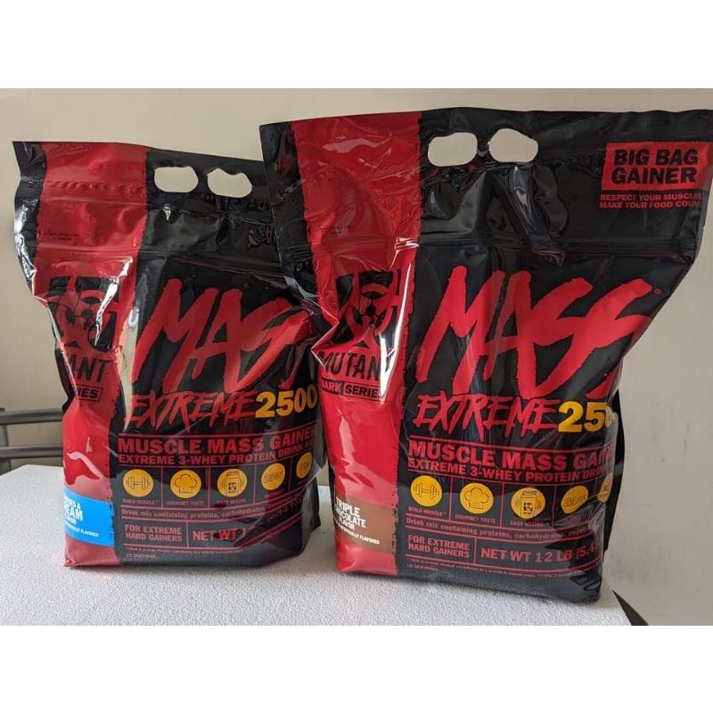Mass Gainer Mutant 2,7kg Sữa Dinh Dưỡng Hỗ Trợ Tăng Cân Tăng Cơ Cho Người Gầy, Kén Ăn, Khó Lên Cân có BCAA EAA Glutamine