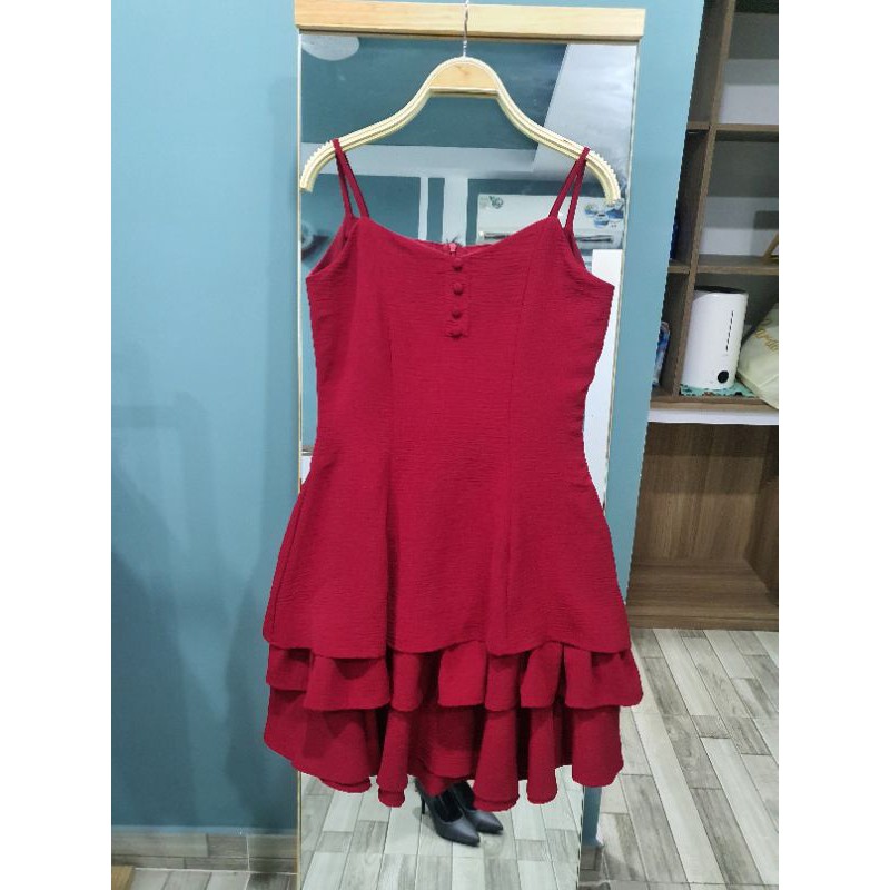 ĐẦM OLV ĐỎ SIZE S