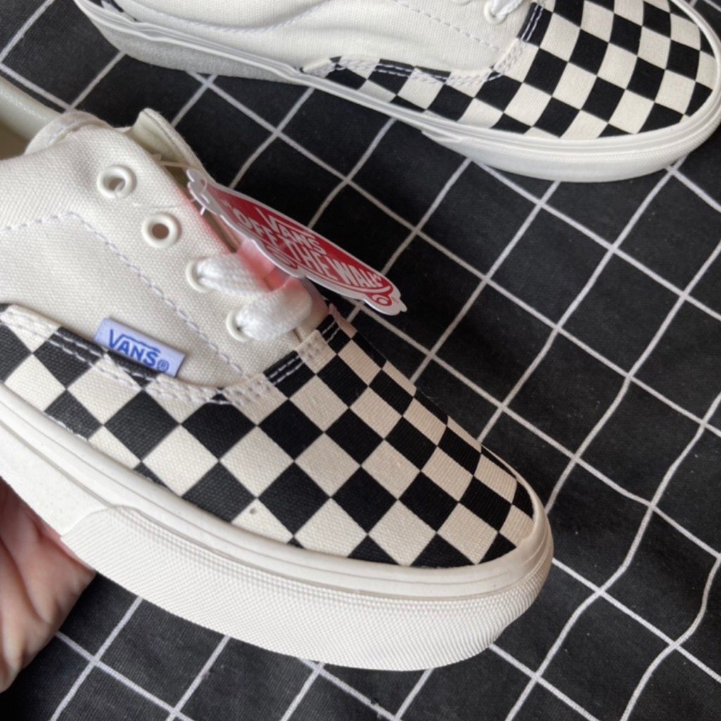 Giày thể thao vans caro classic , giày vans caro buộc dây hàng 1:1 chất lượng box xanh + bill | BigBuy360 - bigbuy360.vn