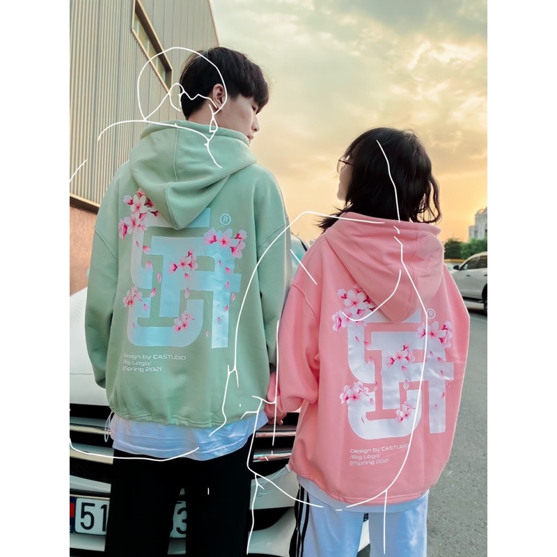 [Mã FATHANG5 giảm 10K đơn 50K] Hoodie Big Logo CAS ( hình thật 100% )