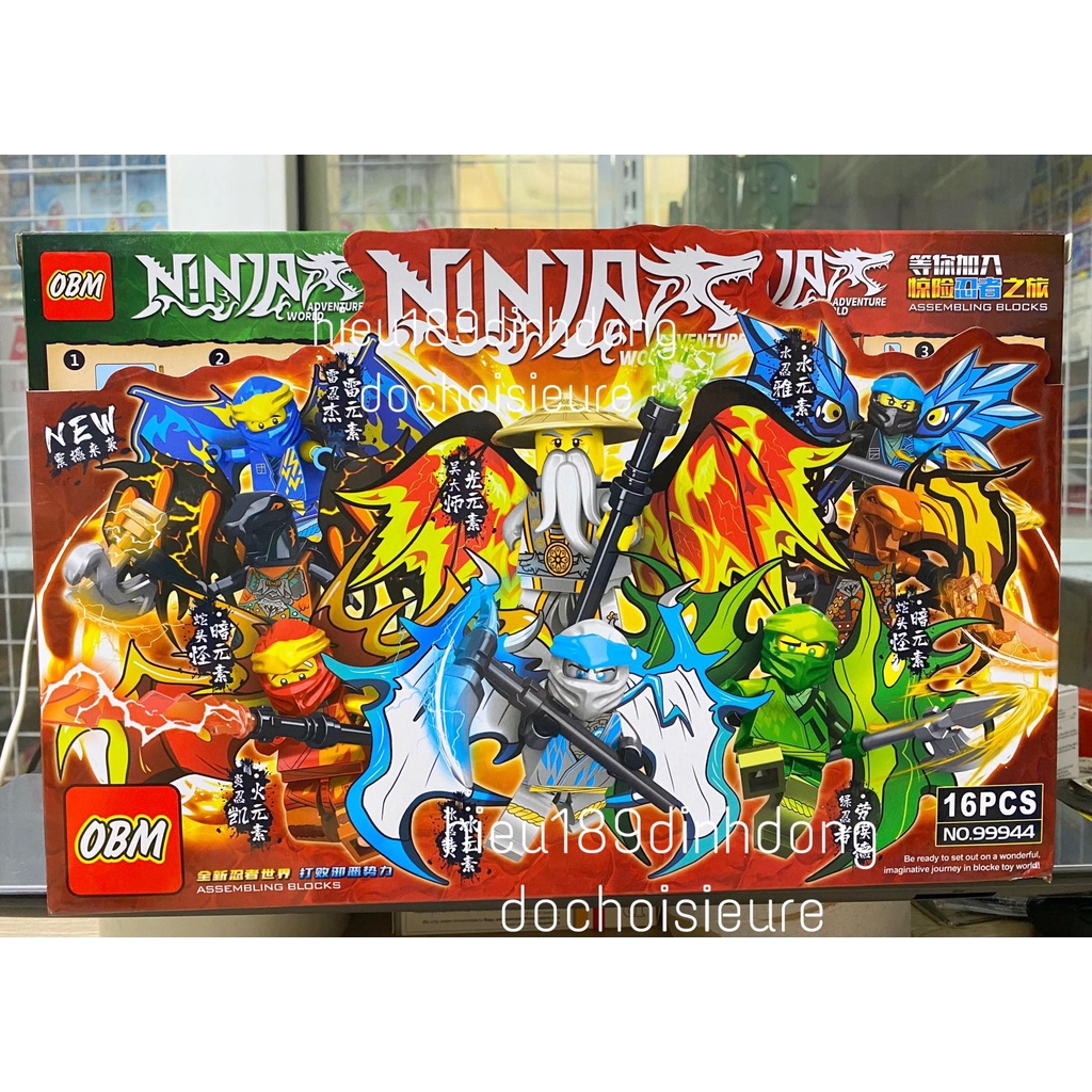 Lắp ráp xếp hình 8 ninja có cánh 99944