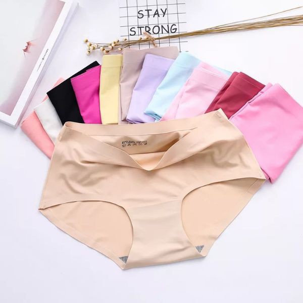 SET 10 QUẦN SU TRƠN ÉP LẠNH CO GIÃN MỀM MỊN KHÔNG ĐƯỜNG MAY HÀNG ĐẸP  BC_CHIC LINGERIE